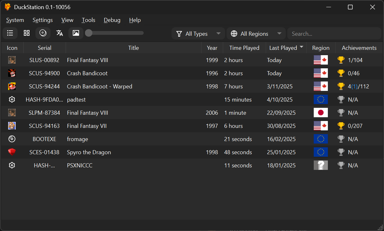 Main Window Screenshot